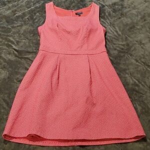 Pink polka dot Sleeveless Dress